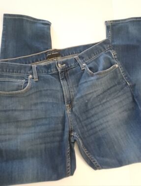 Free Assembly Slim Fit Straight Leg Denim Jeans Men's Sz 36x30